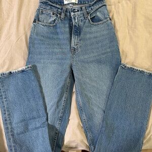 Abercrombie & Fitch Light Blue High Rise Jeans